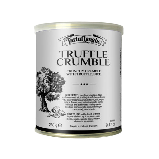 TRUFFLE CRUMBLE: Crunchy Crumble with Truffle Juice 260g / 9.17 oz - Tartuflanghe USA