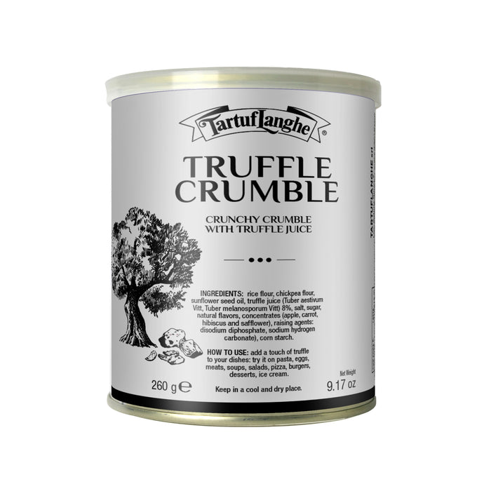 TRUFFLE CRUMBLE: Crunchy Crumble with Truffle Juice 260g / 9.17 oz - Tartuflanghe USA