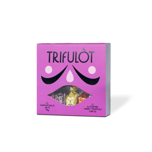 A luxurious assortment of Trifulot sweet truffles, crafted with passion and expertise. A perfect gift or personal indulgence.