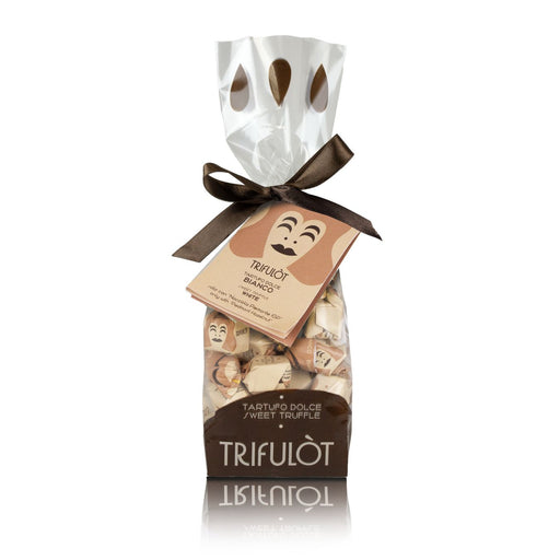 Indulge in the luxurious taste of TartufLanghe Italian White Sweet Truffles, featuring creamy white chocolate and 35% Piedmontese hazelnuts. Each bag contains 14 large truffles (approximately 200g) of pure indulgence, perfect for those who crave the rich, smooth flavor of white chocolate combined with the distinctive taste of hazelnut.