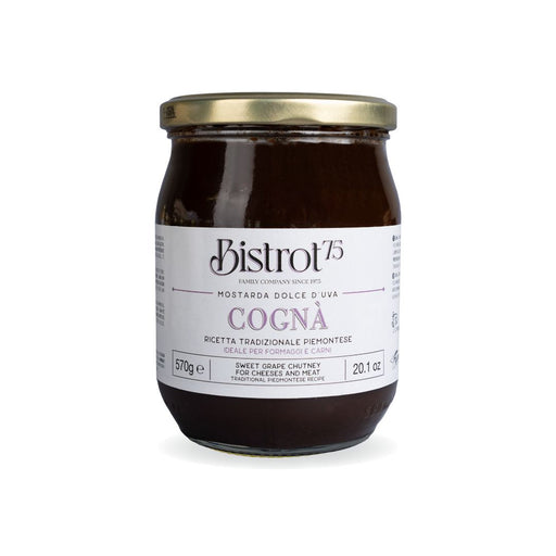 COGNÀ SWEET GRAPE CHUTNEY (Bistrot75 Brand) 20.10 oz - Tartflanghe USA