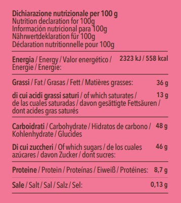 Strawberry and Cream Trifulot Nutritional Facts: Detailed information on the nutritional content of TartufLanghe's strawberry and cream truffles, including calories, fat, sugar, and other key ingredients for a balanced indulgence.