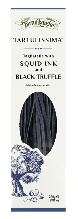 TARTUFISSIMA® Tagliatelle with Squid Ink and Black Truffle - Tartuflanghe USA